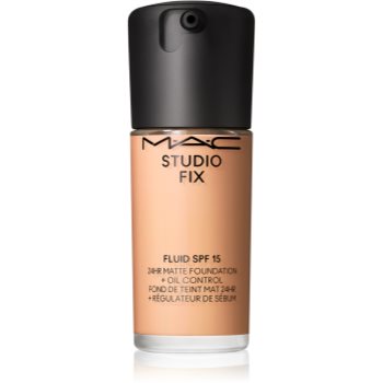 MAC Cosmetics Studio Fix Fluid SPF 15 24HR Matte Foundation + Oil Control machiaj cu efect matifiant SPF 15 - imagine 2